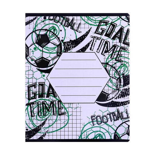 Цена за 20 шт. Тетрадь 12 листов в клетку Calligrata «Футбол», обложка мелованная бумага, МИКС