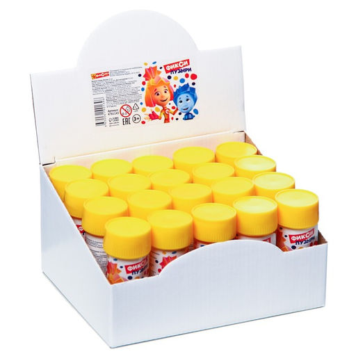 Цена за 20 шт. Мыльные пузыри, Фиксики, 35 мл  фото 3