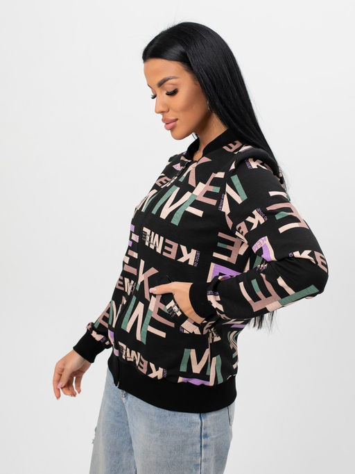 Бомбер женский на молнии - Милана фото 23