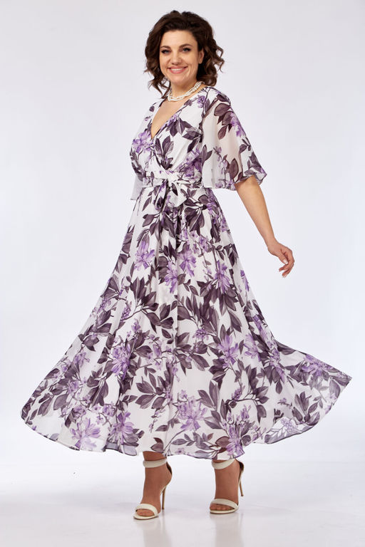 Платье Olga Style С954 цветы