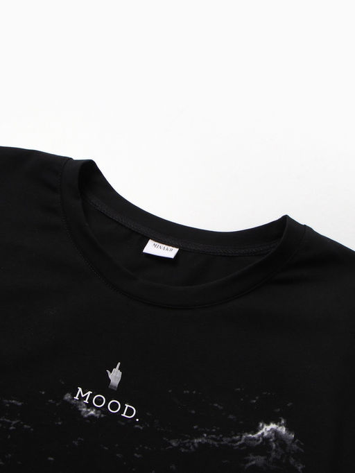 Лонгслив мужской MINAKU: Mood, черный, размер 54