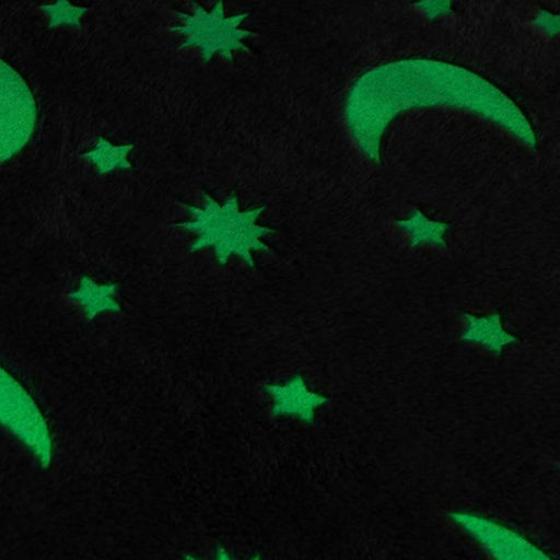 Плед светящийся в темноте Этель Луна 150*200 см,100% п/э, корал-флис, 220 гр/м2  фото 5