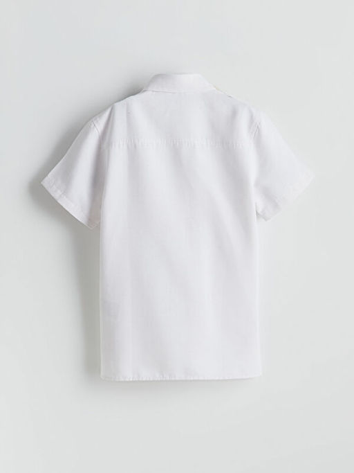 Keten Kar???ml? Erkek ?ocuk G?mlek