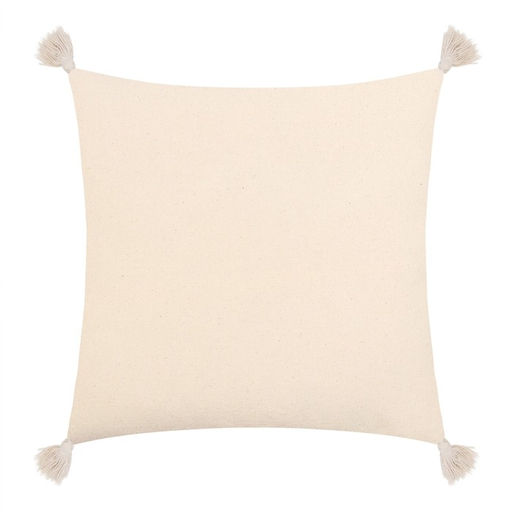 Наволочка декоративная Этель Бохо, 45х45 см, цвет молочный, 100% хлопок  фото 3