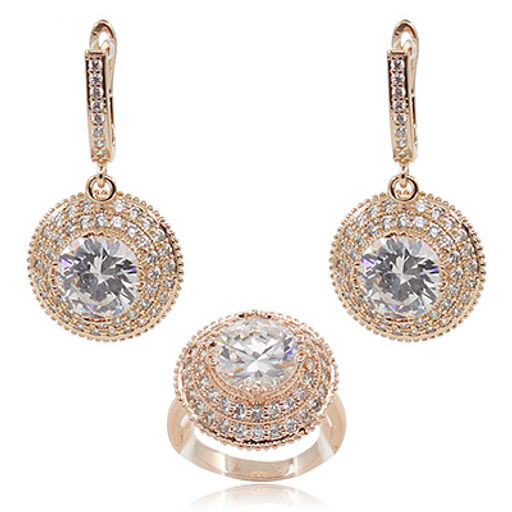 Комплект Лилль фианит хрусталь 18 - Agat77 фото 4