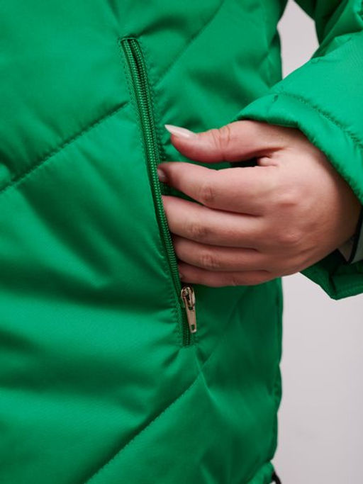 Куртка демисезонная Нэт зеленый - Yollochka фото 9