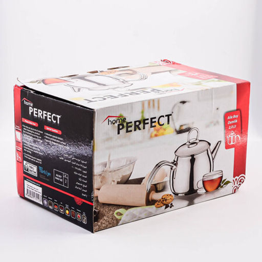 800-307 Чайник металлический 1л Home Perfect Kure нерж/ст/пласт (х6)