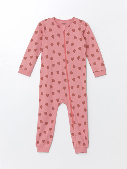 Bisiklet Yaka Bask?l? K?z Bebek Tulum 2li - Waikiki фото 2