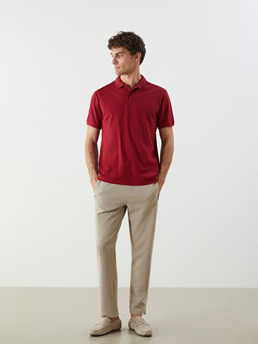 Polo Yaka K?sa Kollu Pike Erkek Ti??rt