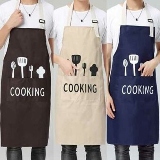 Фартук COOKING х/б с водоотталкивающей пропиткой. Цвета в ассортименте - Лен поволжья фото 4