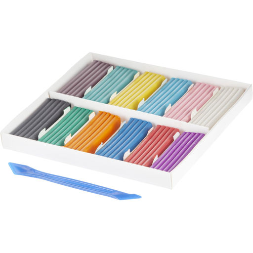 Пластилин классич Комус Класс (№1 School)ColorPics наб 12цв 240г,со стек  фото 4