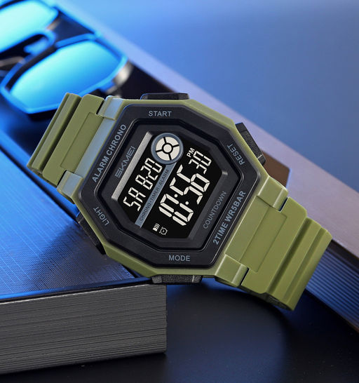 Часы наручные Skmei мужские электронные спортивные 2552green