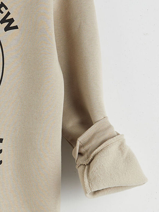 One Piece Bask?l? Erkek ?ocuk Kal?n Sweatshirt