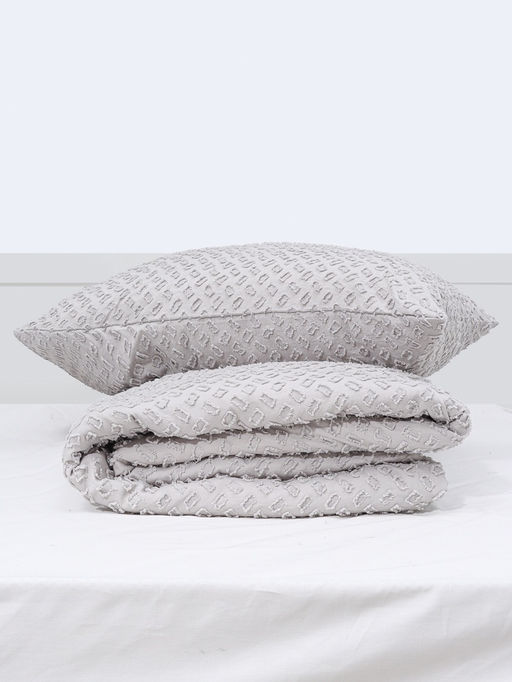 Постельное бельё евро LoveLife Tufting Квадрат, микрофайбер