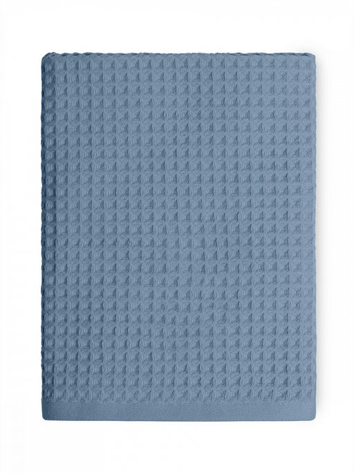 Полотенце для тела 70x140 синий вафельное полотно