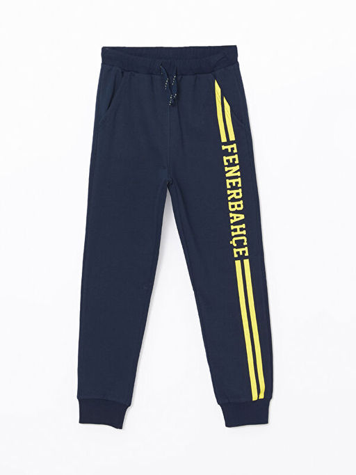 Beli Lastikli Fenerbah?e Bask?l? Erkek ?ocuk Jogger E?ofman Alt?