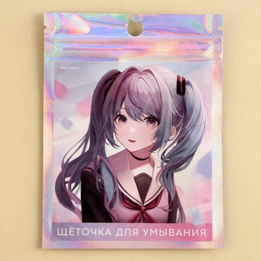 Спонж для умывания «Аниме», 6.5×5 см
