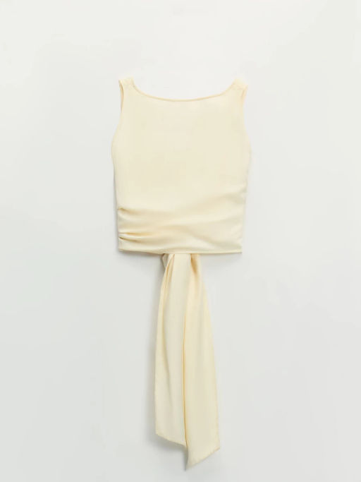 Блуза из вискозы с завязками / Zarina