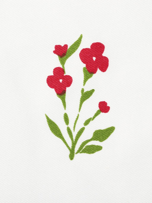 Комплект штор для кухни Этель Цветочек, 150?150 см - 2 шт., саржа 190 г/м?, 100% хлопок