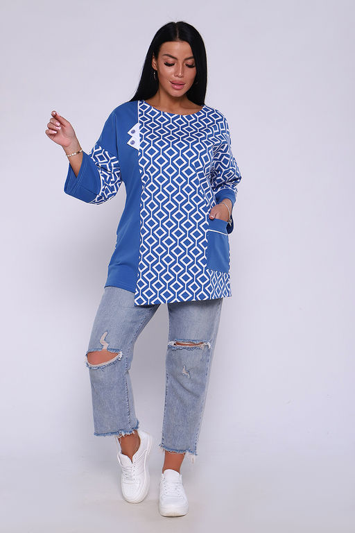 Туника Натали 38575 хлопок с лайкрой  фото 2