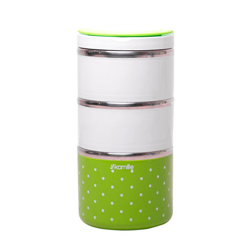 Ланч-бокс 1480 мл пласт. корпус, внутр емкость нерж, арт. 2104 - Полимербыт фото 4