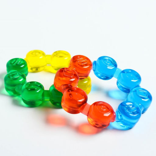 Прорезыватель охлаждающий с водой «Кольцо», от 3 мес., Крошка Я, МИКС