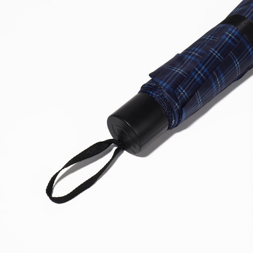 Зонт механический «Клетка», 4 сложения, 10 спиц, R=52/60 см, d=104 см, МИКС