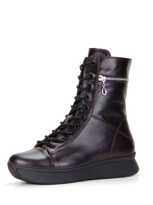 Ботинки EDART 340.omega bl.brown/шерсть