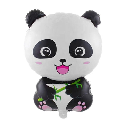 Цена за 3 шт. Воздушный шар фольгированный 27" «Панда», фигура