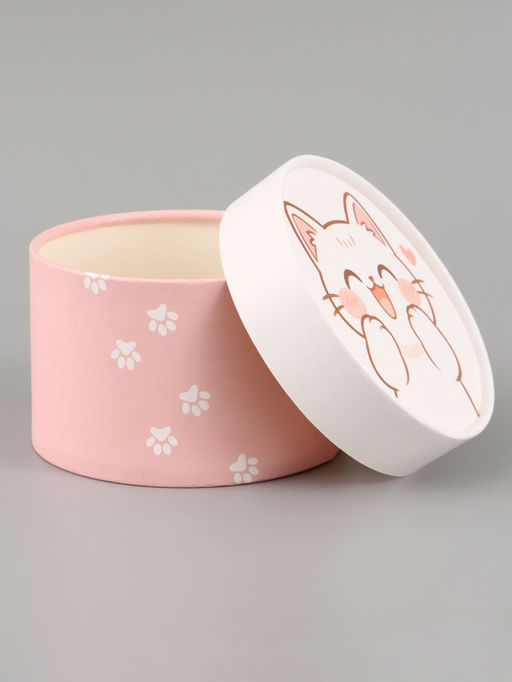 Коробка подарочная круглая For you, 13×8.5 см