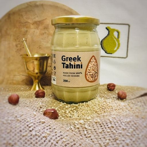 El Greko. Тахини (кунжутная паста), стекл.банка, 350г - Kandylas фото 2