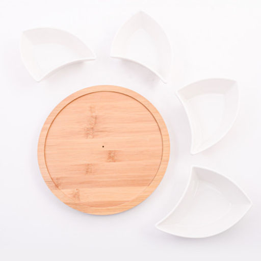 60319 Менажница 4 секции с подставкой LR (х16) - Mayer&boch фото 9