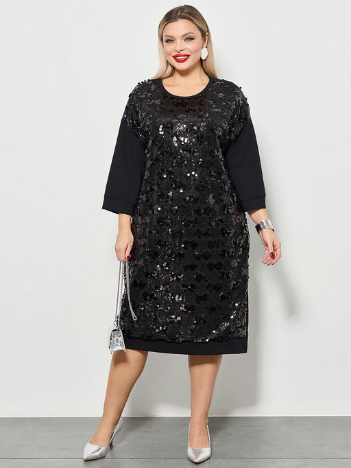 Платье 0125-8а чёрный кристалл - Aquarell фото 37