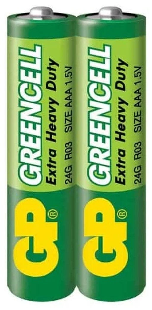 Набор батареек 4 шт GP GREENCELL солевые R03 AAA (GP24G2CR4) 10883 - Полимербыт фото 2