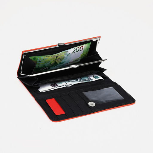 Кошелёк на магните, цвет алый - Simaland фото 3