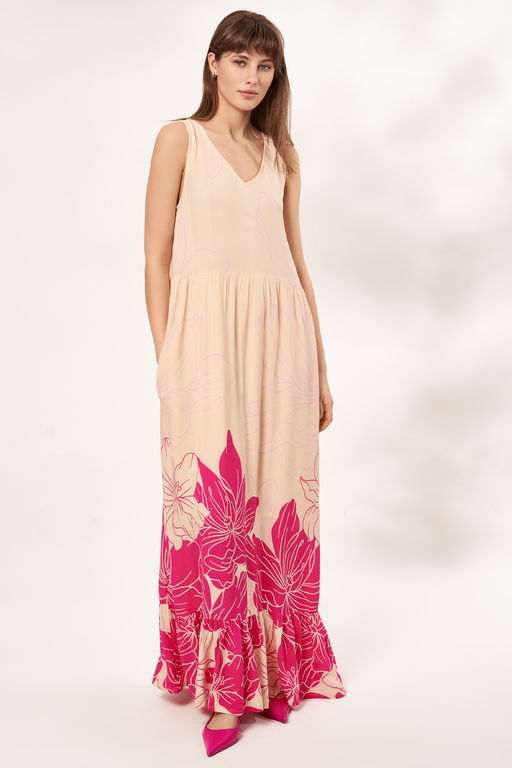 SNQMTS2DR197 ЖЕНСКОЕ ПЛАТЬЕ ТЕКСТИЛЬНОЕ