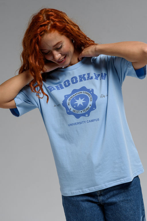 8506/1 Футболка женская оверсайз - Натали фото 273