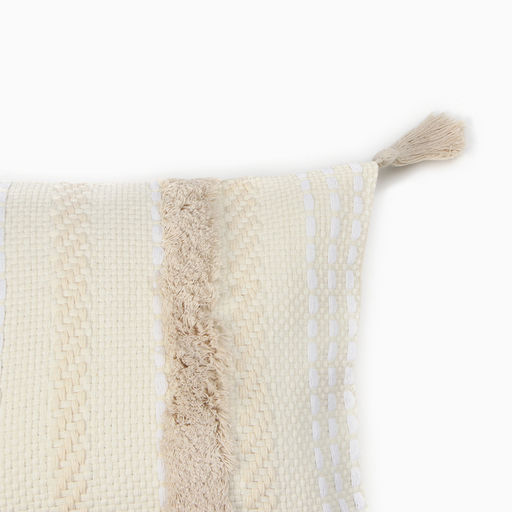 Наволочка декоративная Этель бохо Line 30х50 см, цвет бежевый, хлопок  фото 2