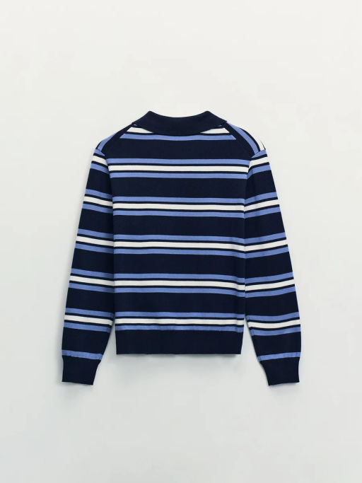 Джемпер из вискозы в полоску / Zarina фото 8