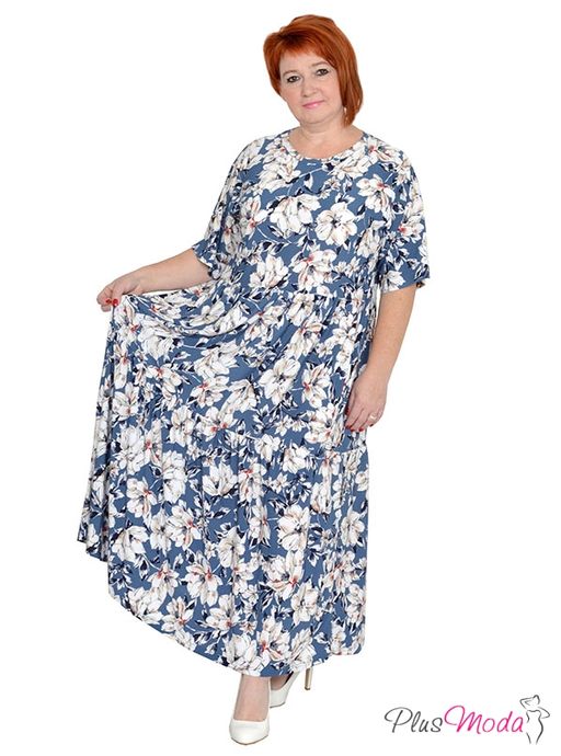 Платье Модель №1193 размеры 44-84 - Plusmoda фото 3