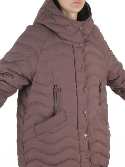 H-8912 BROWN Куртка пуховая женская