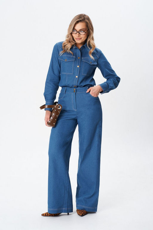 Костюм BARBARA В227 синий