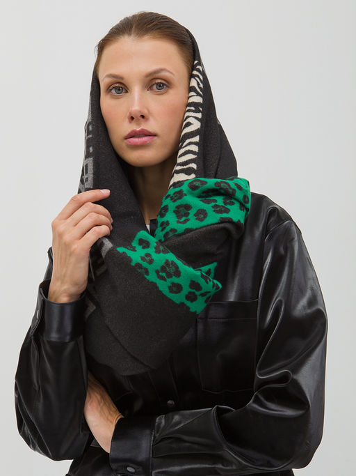 в СОСТАВЕ ШЕРСТЬ и КАШЕМИР! Большой,теплый двусторонний палантин - Tantino фото 5