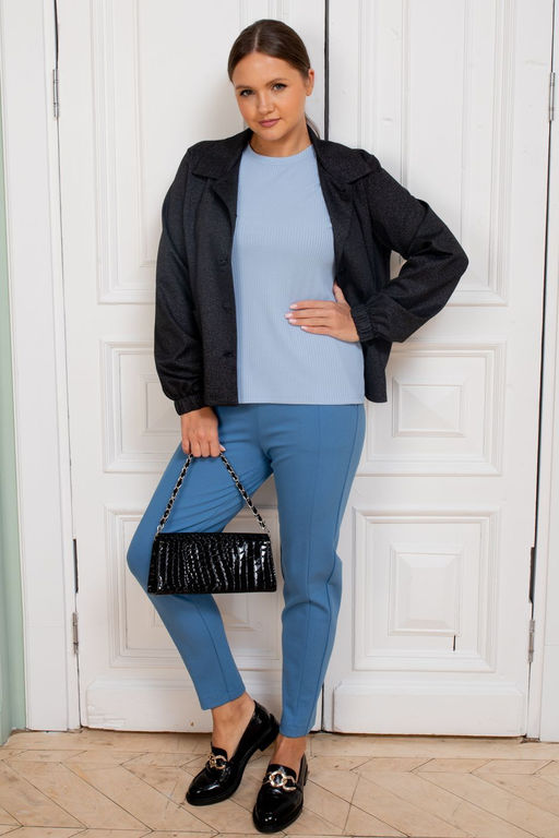 Брюки АБ-11 деним - Angelika фото 5