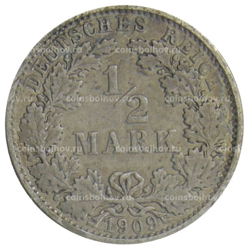 1/2 марки 1909 года E Германия
