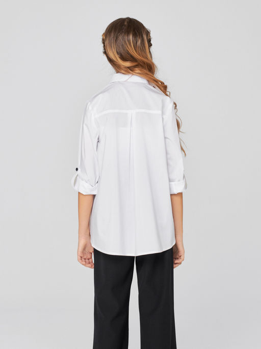 1241 Блузка для девочки длинный рукав