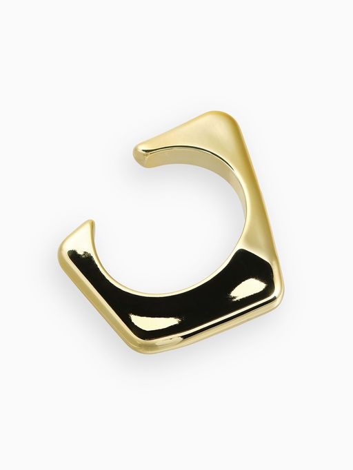 Браслет манжета «Уголки», d=10 см, цвет золото