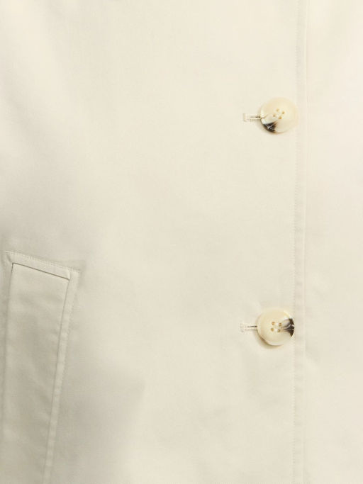 Хлопковый укороченный тренч оверсайз с капюшоном ZR2604102206-60 / Zarina  фото 10