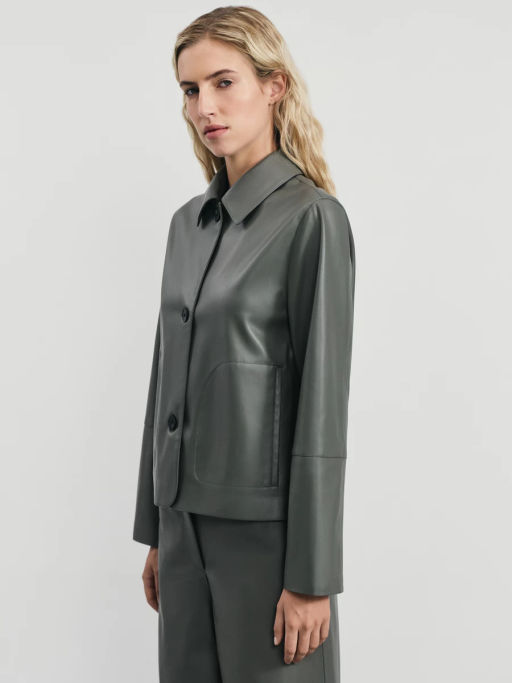 Жакет из искусственной кожи / Zarina фото 4