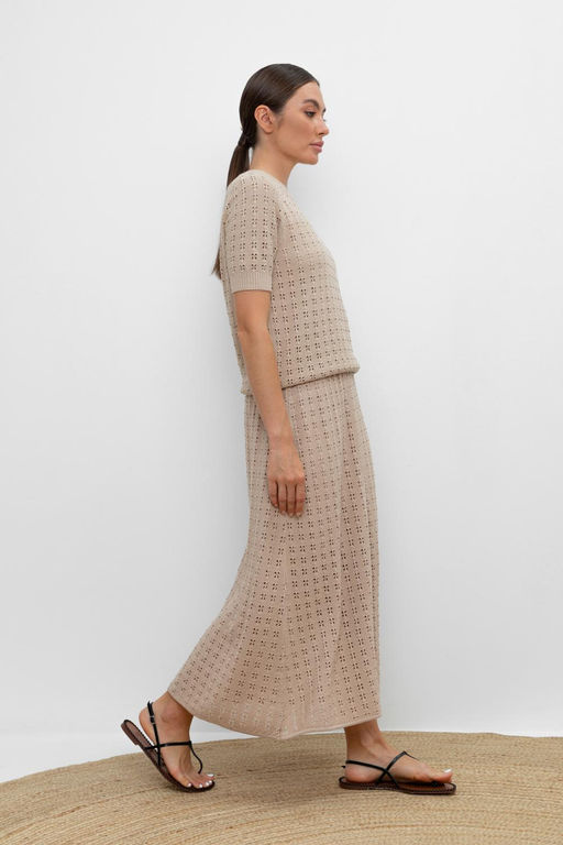 VERY NEAT _ ЕВ 734/бежевый юбка жен